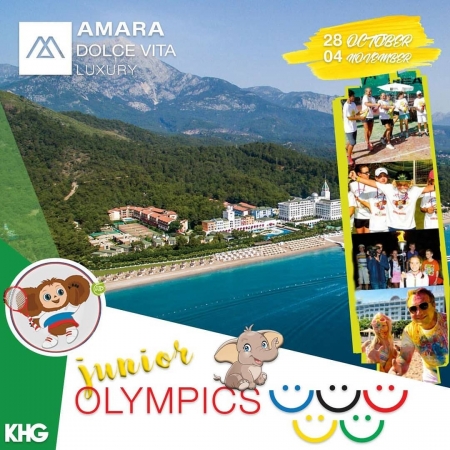 Детский фестиваль - "Олимпийские Юниоры" 2018 в отеле Amara Dolce Vita 5*