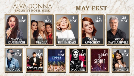 Alva Donna Exclusive Hotel & Spa - May Festival 2019