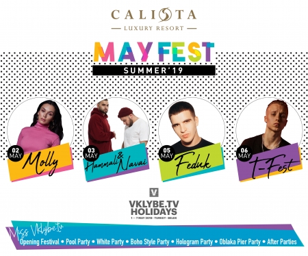 Calista Luxury Resort 5* - May Festival 2019