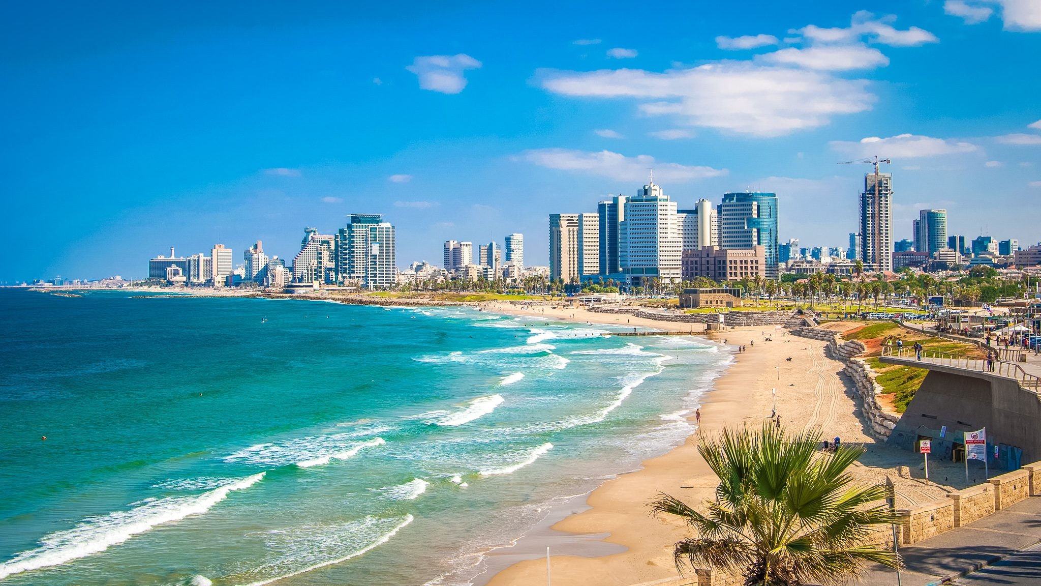 Пляж в израиле