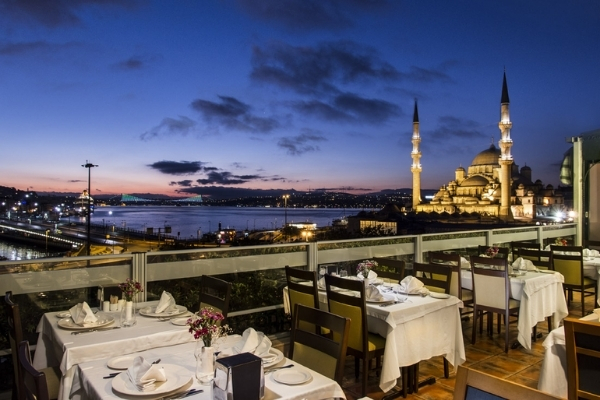 Один из ресторанов в Стамбуле - Hamdi Restaurant